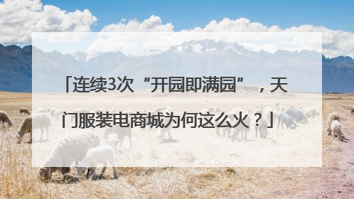 连续3次“开园即满园”,天门服装电商城为何这么火?