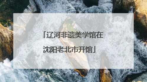 辽河非遗美学馆在沈阳老北市开馆