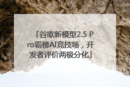 谷歌新模型2.5 Pro霸榜AI竞技场，开发者评价两极分化