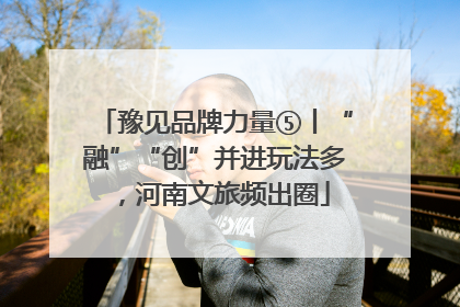 豫见品牌力量⑤丨“融”“创”并进玩法多，河南文旅频出圈