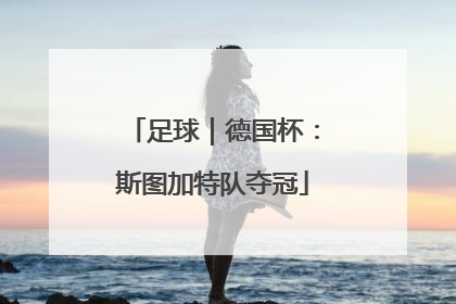 足球｜德国杯：斯图加特队夺冠