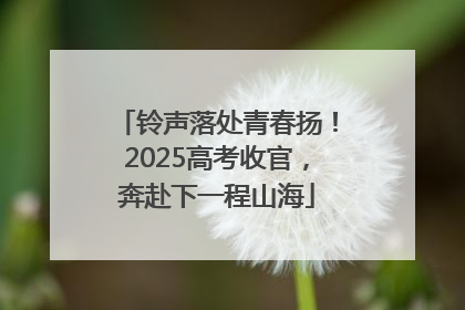 铃声落处青春扬！2025高考收官，奔赴下一程山海