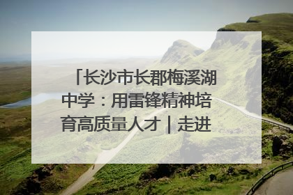 长沙市长郡梅溪湖中学：用雷锋精神培育高质量人才｜走进新时代“雷锋传人 长沙榜样”