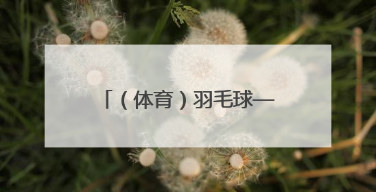（体育）羽毛球——印尼公开赛：王正行男单首轮晋级
