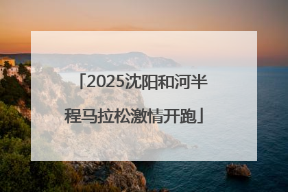 2025沈阳和河半程马拉松激情开跑