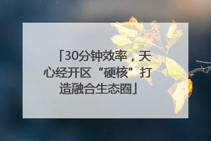 30分钟效率，天心经开区“硬核”打造融合生态圈