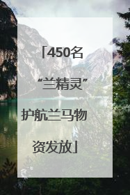 450名“兰精灵”护航兰马物资发放