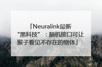 Neuralink最新“黑科技”：脑机接口可让猴子看见不存在的物体